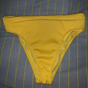 Hollister ribbed high waist high leg bikini bottom